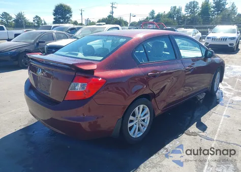2012 Honda Civic Ex from USA, damaged, VIN 2HGFB2F84CH534780